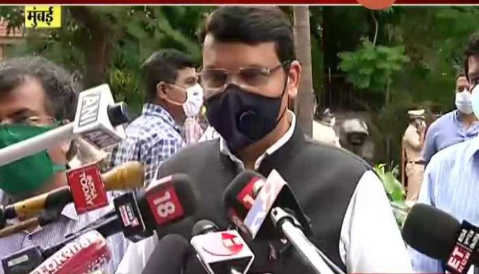Mumbai Opposition Leader Fadanvis Visit CM Uddhav Thackeray At 6 Pm