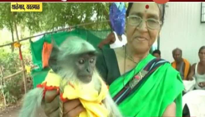 Yavatmal Family Adopted Monkey Baby