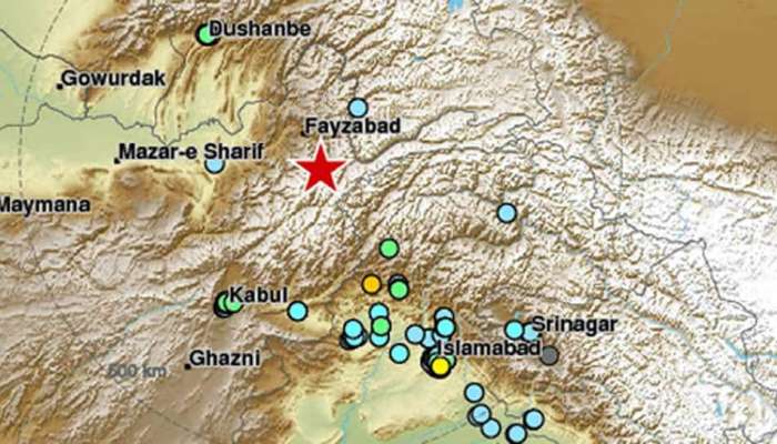 तजाकिस्तानमध्ये 6.8 तीव्रतेचा भूकंप, जम्मू-काश्मीर ही हादरलं