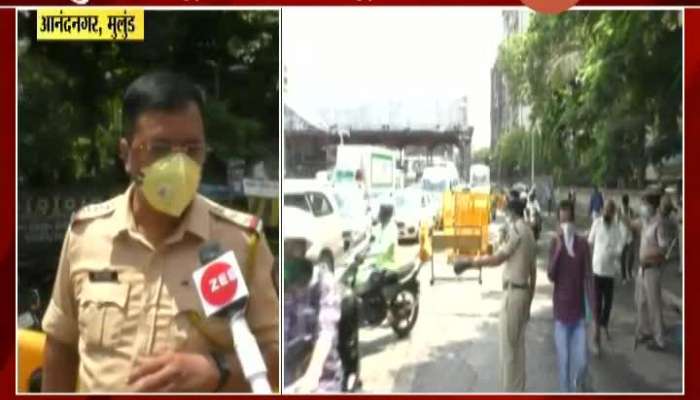 Mumbai,Mulund,Anand Nagar Traffic Jam In Mumbai Entry Point