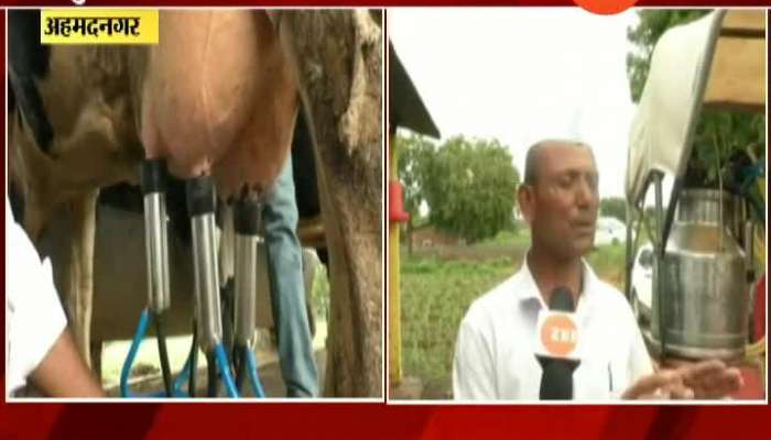 Ahmednagar Farmer Ashok Sangle Make Milking Machine From Tractor