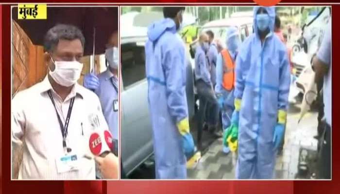 Mumbai BMC Worker To Sanitize Amitabh Bachchan Bunglow Jalsa