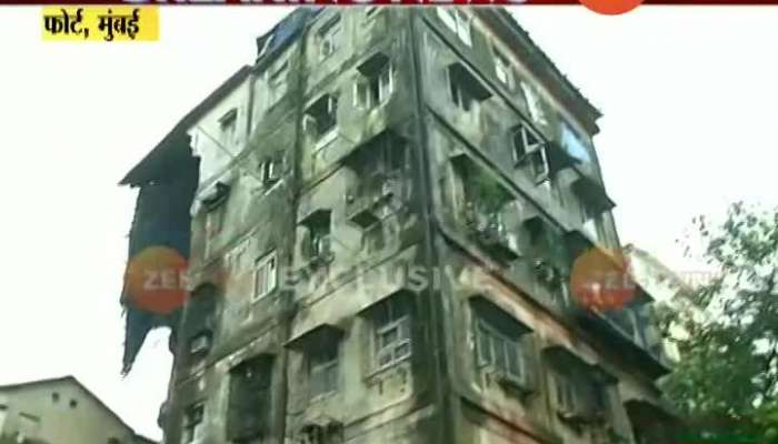 Mumbai Fort Part Of Building Collapsed