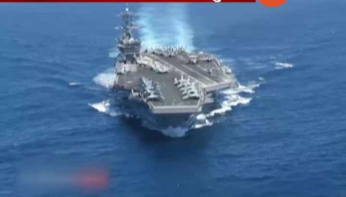 US Carrier War Ship Nimitz In Indian Ocen To Conduct War Exercise Sending Strong Signal To China