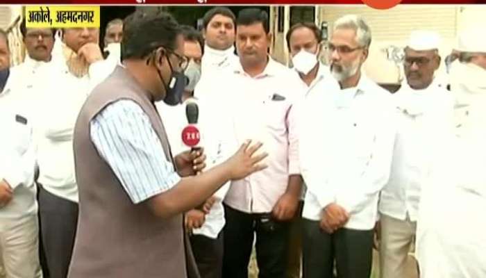 Ahmednagar Akole Kisan Sabha_s 2nd Day Of Milk Agitation
