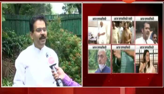 New Delhi Congress MP Rajeev Satav Reaction On 61 MPs Sworn In For Rajya Sabha Today