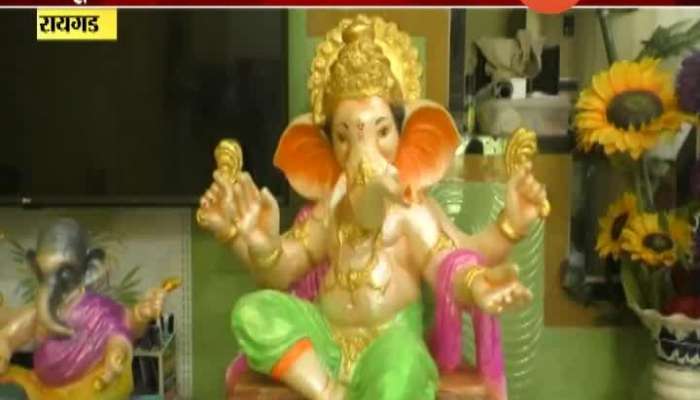 Raigad Eco Friendly Ganpati Idols Makers In Problem From Cancellation Of Order From Lockdown