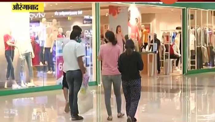 Aurangabad Report On Mall Open With Restriction