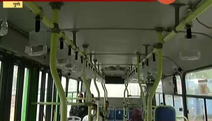 Pune PMPL Bus On Road After Lockdown