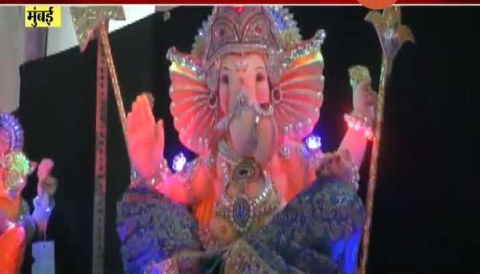 Mumbai,Pranjal Ganesh Kala Kendra Make Ganpati Idol With Sanitizar
