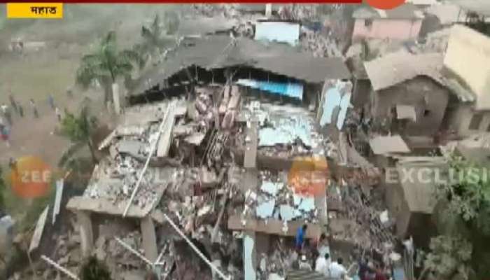 Raigad Mahad 30 Peoples Rescued And Many More Fear Trapped In Five Storey Building Collapsed