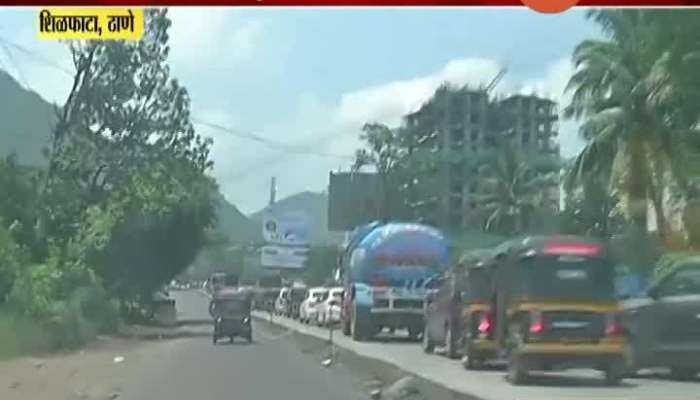  Thane Shilfata Heavy Traffic Jam Ground Report