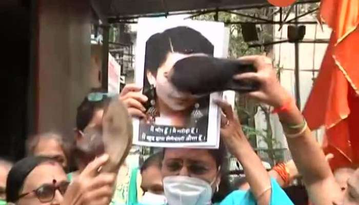 Shiv Sena Women Agitation On Kangana Ranaut Mumbai Remarks