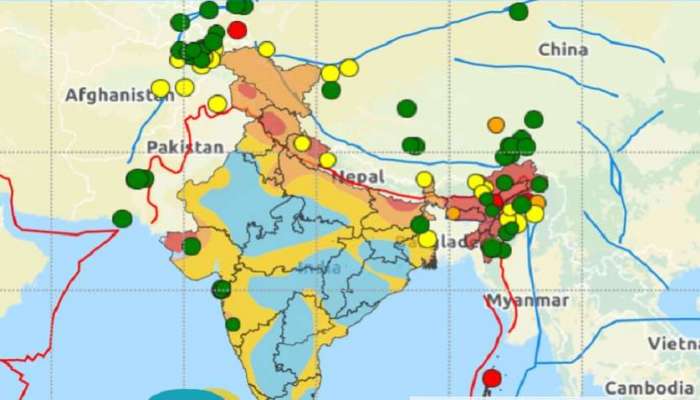 हादरा! देशातील अनेक भागांमध्ये भूकंप