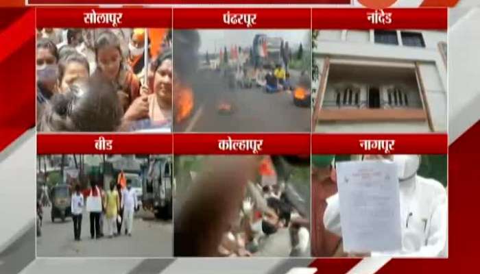 Maratha Kranti Morcha Agressive In State By Protesting For Maratha Reservation