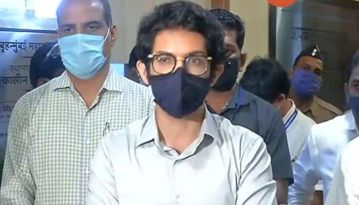 Maharashtra Tourism Minister Aditya Thackeray Brief Media On Heavy Rain And Water Logging