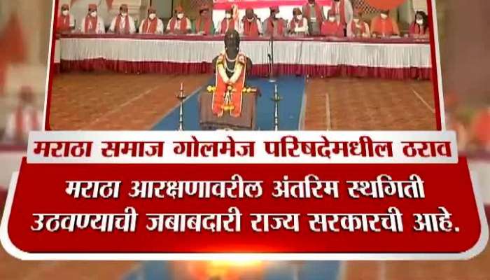 Maratha Samaj Golmej Parishad Resolution For Maratha Reservation
