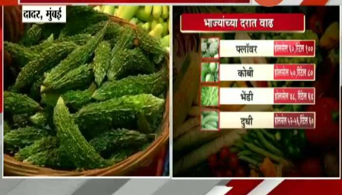 Mumbai Risiing Vegetable Prices Due To Rains