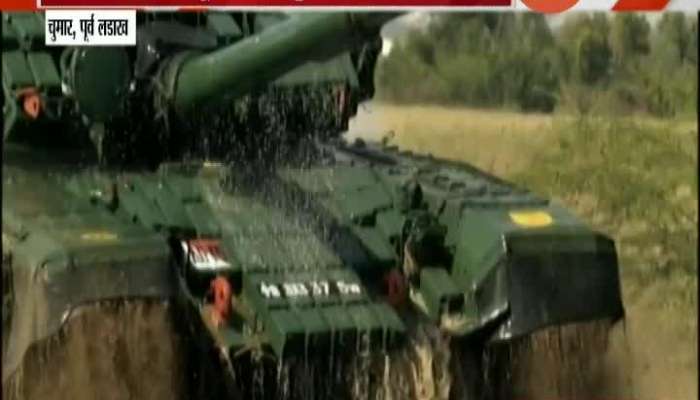 Indo-China border dispute: Indian Army All Geard With Battle Tanks At Eastern Ladakh