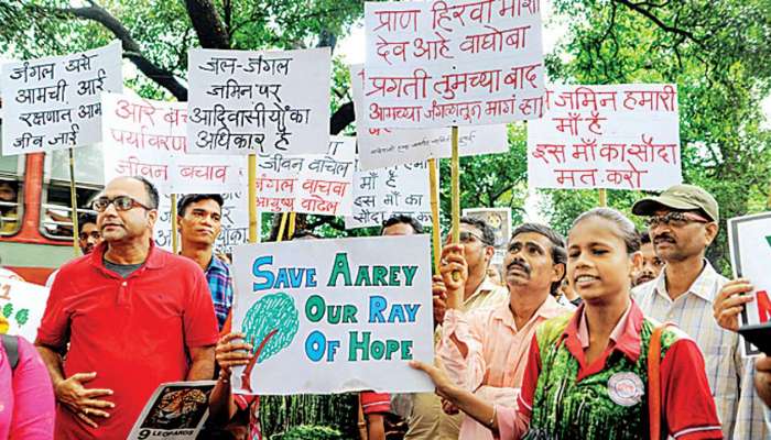 आरे वृक्षतोडीला विरोध करणाऱ्या आंदोलकांवरील गुन्हे मागे घेण्याचे मुख्यमंत्र्यांचे आदेश
