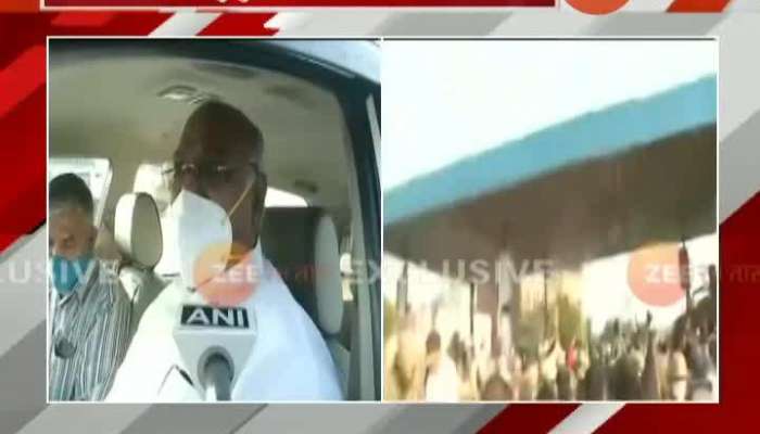UP,Hathras Congress MP Mallikarjun Kharge Reaction On Lathi Charge By Police 