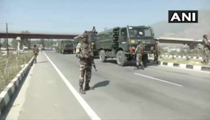 Jammu Kashmir : CRPF च्या ताफ्यावर दहशतवादी हल्ला; २ जवान शहीद 