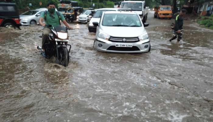 नवी मुंबईसह राज्यात काही ठिकाणी पावसाची जोरदार हजेरी 