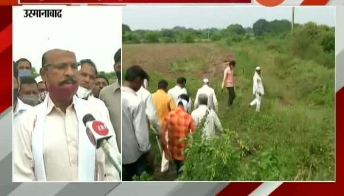 Osmanabad Minister Of State For Revenue Abdul Sattar Visit Wet Drought Area And Critics On Fadanvis