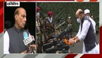 राजनाथ सिंह यांच्या हस्ते शस्त्रपूजन 
