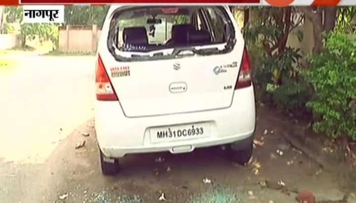 Nagpur Panic Situation As Vehicals Vandalised And Burnt