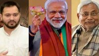 'तेजस्वी'ने करुन दाखवलं, मोदी-नितीश यांच्याशी एकहाती लढत - सामना