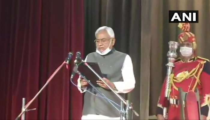Bihar CM Oath Ceremony : सातव्यांदा मुख्यमंत्री बनले नितीश कुमार