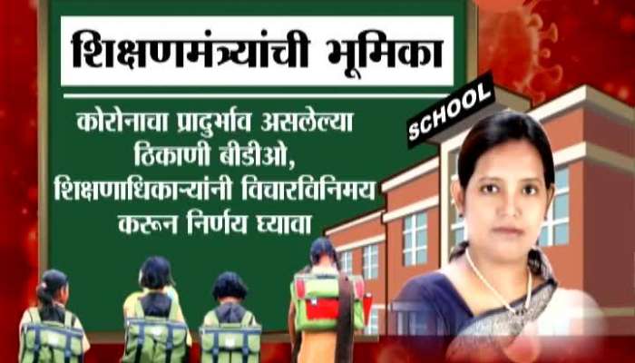 Education Minister Vasha Gaikwad Guideline Before School Open