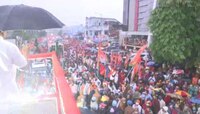 हैदराबाद महानगरपालिका निवडणुकीसाठी भाजपचा रोड शो