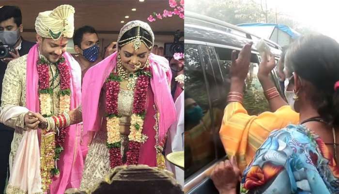 Just Married : आदित्य-श्वेताला किन्नरांनी रस्त्यात अडवल, व्हिडिओ 