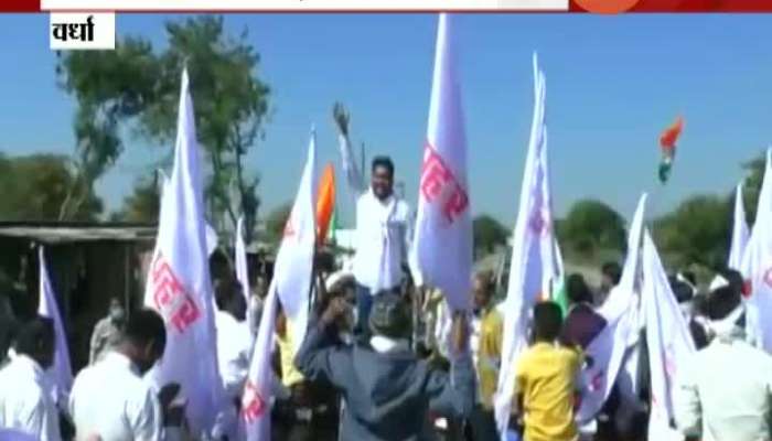 Wardha Bike Rally In Support Of Farmers Protest