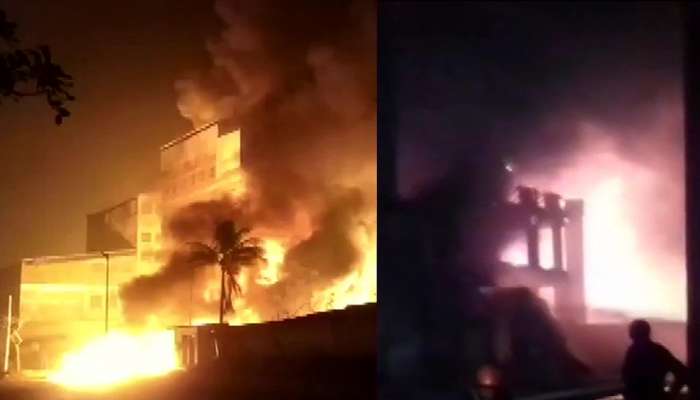 अहमदाबाद येथे तीन केमिकल कंपन्यांमध्ये भीषण आग 