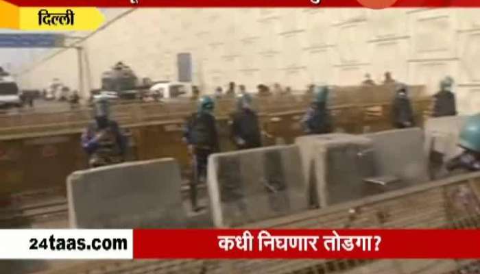 Delhi Paramilitary Deployed At Gazipur Border To Stop Farmers Agitation