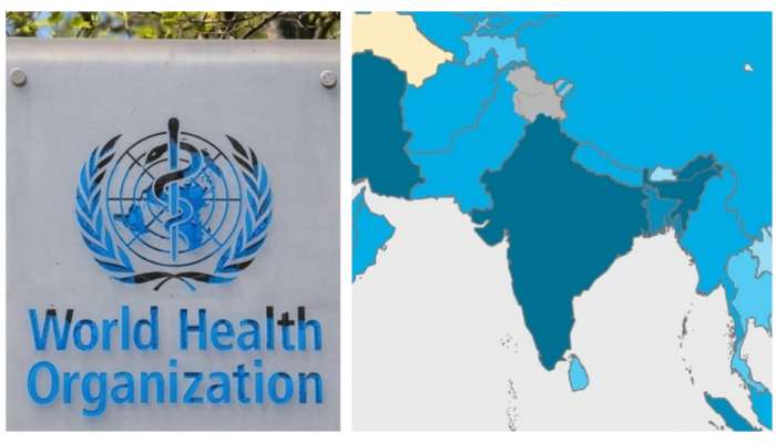 WHO च्या वेबसाइटवर भारताचा वादग्रस्त नकाशा; चीनसोबत रचला कट 