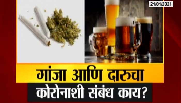 Zee 24 Taas Special Report On What Is Connection Of Ganja And Liquor With Corona