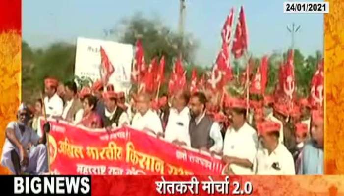  Igatpuri Thousands Of Adivasi Farmer March To Mumbai Begins To Support Farmers Protest