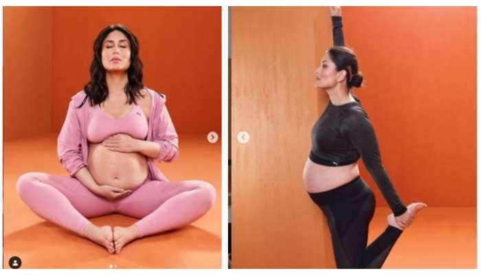 Kareena Kapoor Baby Bump : गरोदरपणा योगात करणाऱ्या बेबोचे फोटो 