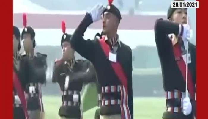 Delhi Guard Of Honour Award Is Given to Prime Minister Modi From NCC