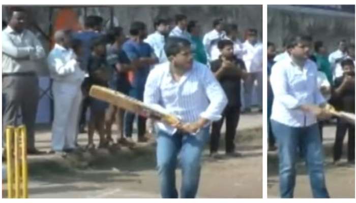 रोहित पवारांची तुफान बॅटिंग! 