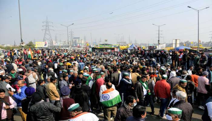 दिल्ली सीमेवर पुन्हा शेतकऱ्यांची मोठी गर्दी, सुरक्षा वाढवली 