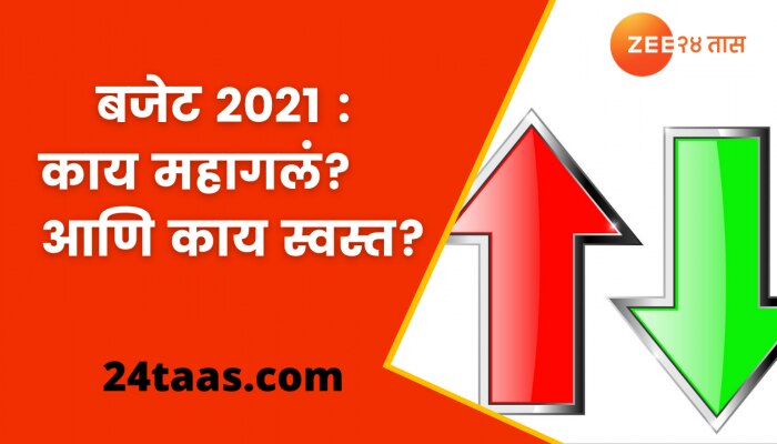 Budget 2021 : काय स्वस्त आणि काय महाग?