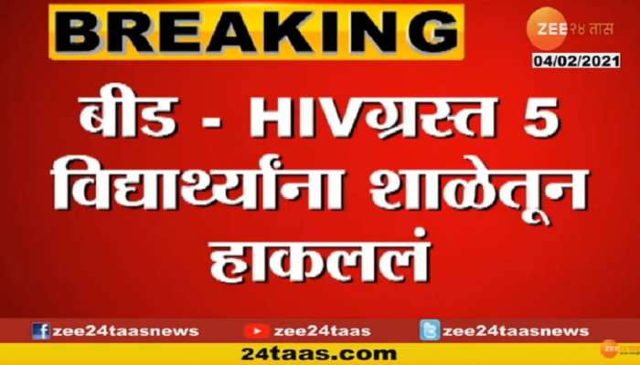 धक्कादायक प्रकार : HIVग्रस्त विद्यार्थ्यांना शाळेतून हाकलले