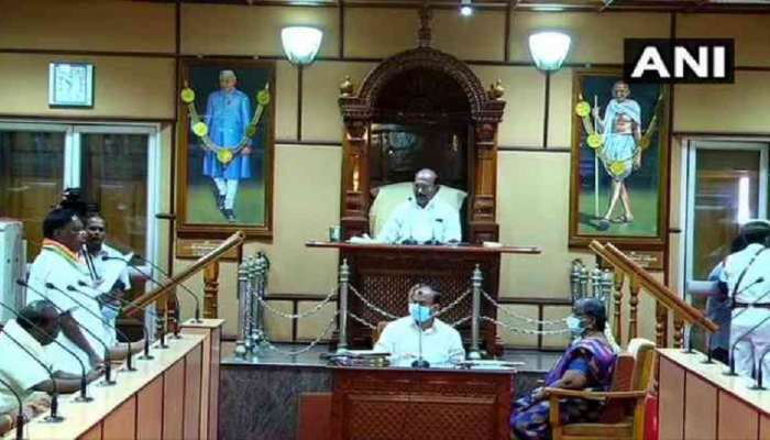 Puducherry : काँग्रेसच्या हातून आणखी एक राज्य गेले, V. Narayanasamy  यांचे सरकार पडले