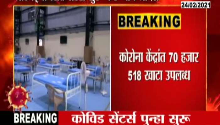 Mumbai As Early Covid Centers Will Start On High Ratio Of Corona Patients