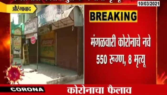 Aurangabad 550 New Corona Patients Found